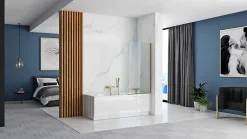 Rea Pare-Baignoire Elegant Gold 80