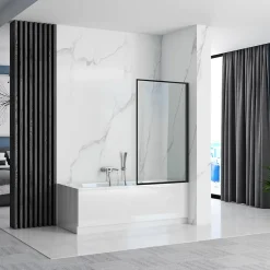 Rea Pare-Baignoire Lagos Fix 70 Black