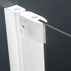 Schulte Pare-baignoire - 127x120 cm - réversible - rabattable - volet pivotant - verre 3 mm - transparent - blanc