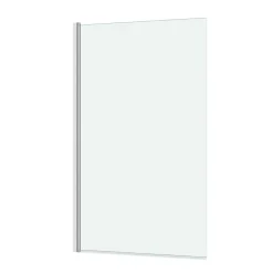 Galedo Pare-baignoire 140x80 cm, profilé alu chromé, , Essentiel* Pare-Baignoire