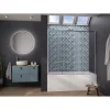 Kinedo Pare-bain Smart Design Pegasus coulissant pose entre 2 murs 180x148 chromé partie fixe à droite