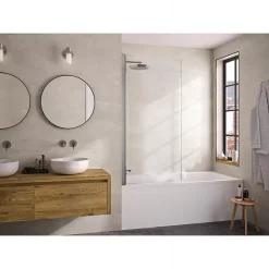 Kinedo Pare-bain pivotant Smart Design Lyra 80 chromé
