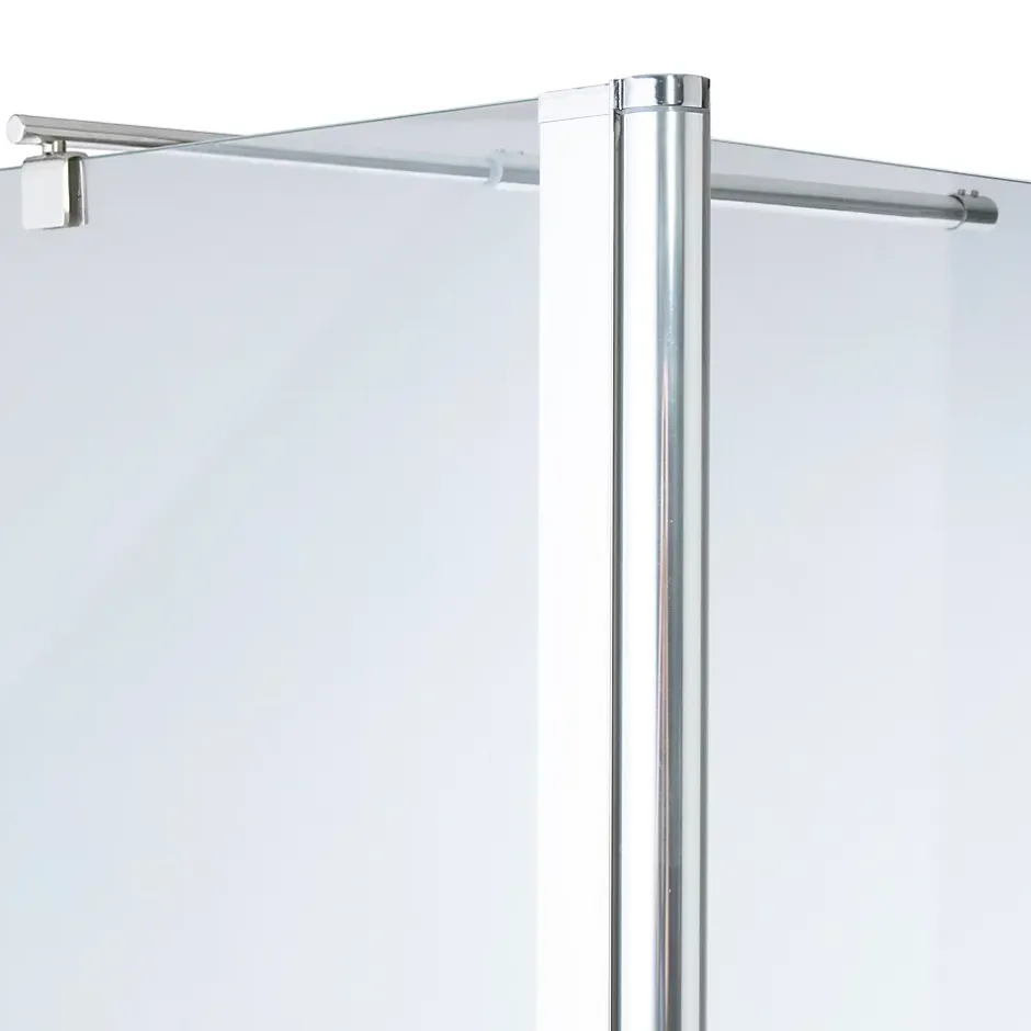Paroi de douche à l'italienne et volet Cooke & Lewis Onega sérigraphié 80 + 45 cm