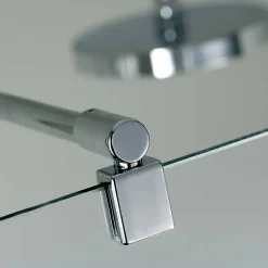 Paroi de douche à l'italienne l.120 x H.200 cm, Walk In, verre transparent anticalcaire, profilé chromé, Schulte Masterclass Espace 8 T* Paroi De Douche