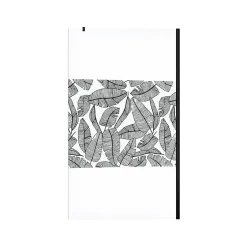 Paroi de douche à l'italienne noir Galedo Jungle sérigraphié 120cm