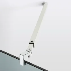 Paroi de douche à l'italienne Cooke & Lewis Zilia verre fumé 80 cm