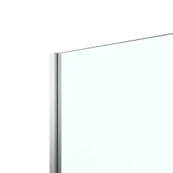 Paroi de douche à l'italienne fixe avec volet l.80+45 x H.195 cm, bandes miroir, profilés alu chrome, GoodHome Ledava* Paroi De Douche