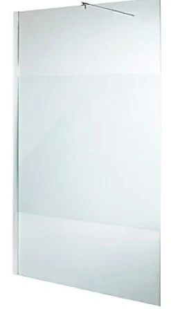 Paroi de douche à l'italienne Cooke & Lewis Onega sérigraphiée 120 cm