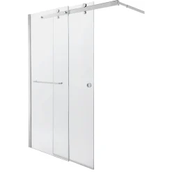 Paroi de douche à l'italienne coulissante GoodHome Naya transparent 117,5 - 120 cm