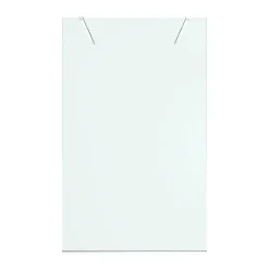 Paroi de douche à l'italienne centrale l.140 x 195 cm, profilés alu finition chrome, GoodHome Ledava* Paroi De Douche