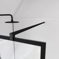 Paroi de douche à l'italienne Galedo Black Indus transparent 120cm* Paroi De Douche