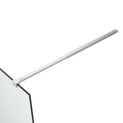 Paroi de douche à l'italienne fixe l.70 x H.195 cm, verre transparent, profilés alu chrome, GoodHome Ledava* Paroi De Douche