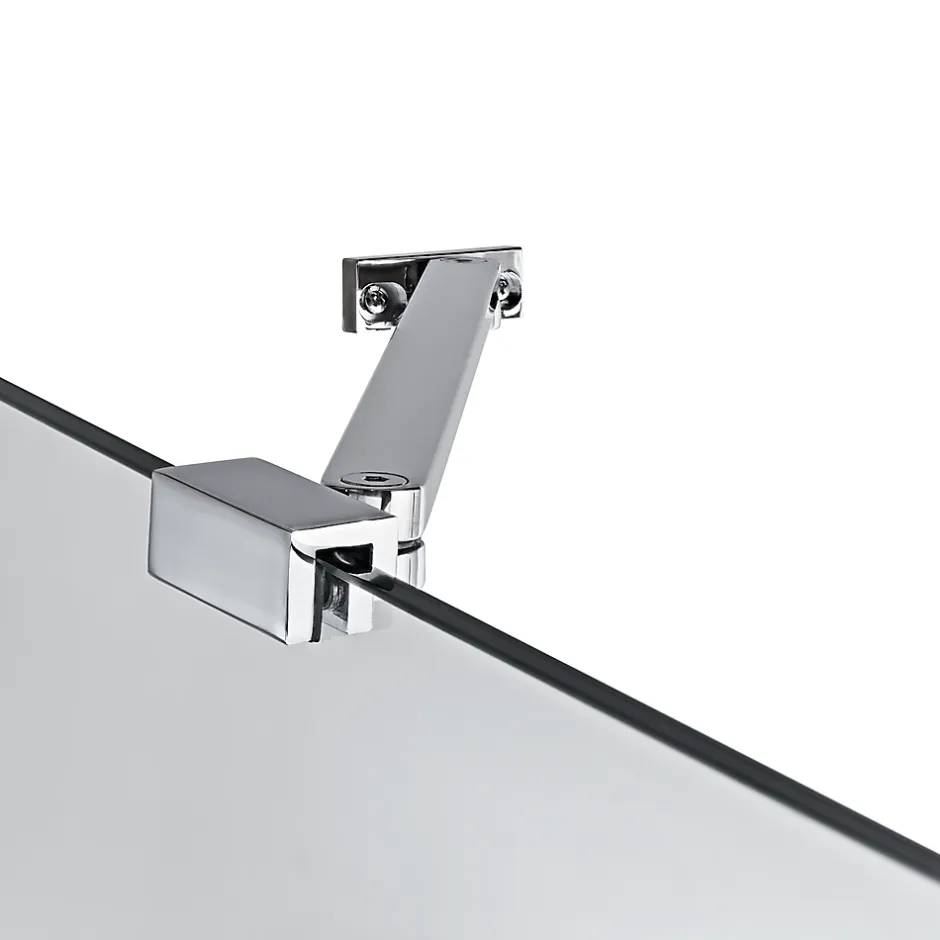 Paroi de douche à l'italienne Cooke & Lewis Zilia transparent 80 cm* Paroi De Douche