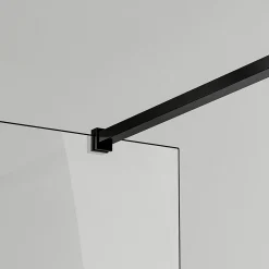 Paroi de douche a l italienne 70x200 cm Verre trempe 8 mm Profile mural et barre de stabilisation 90 cm recoupable Aluminium* Paroi De Douche