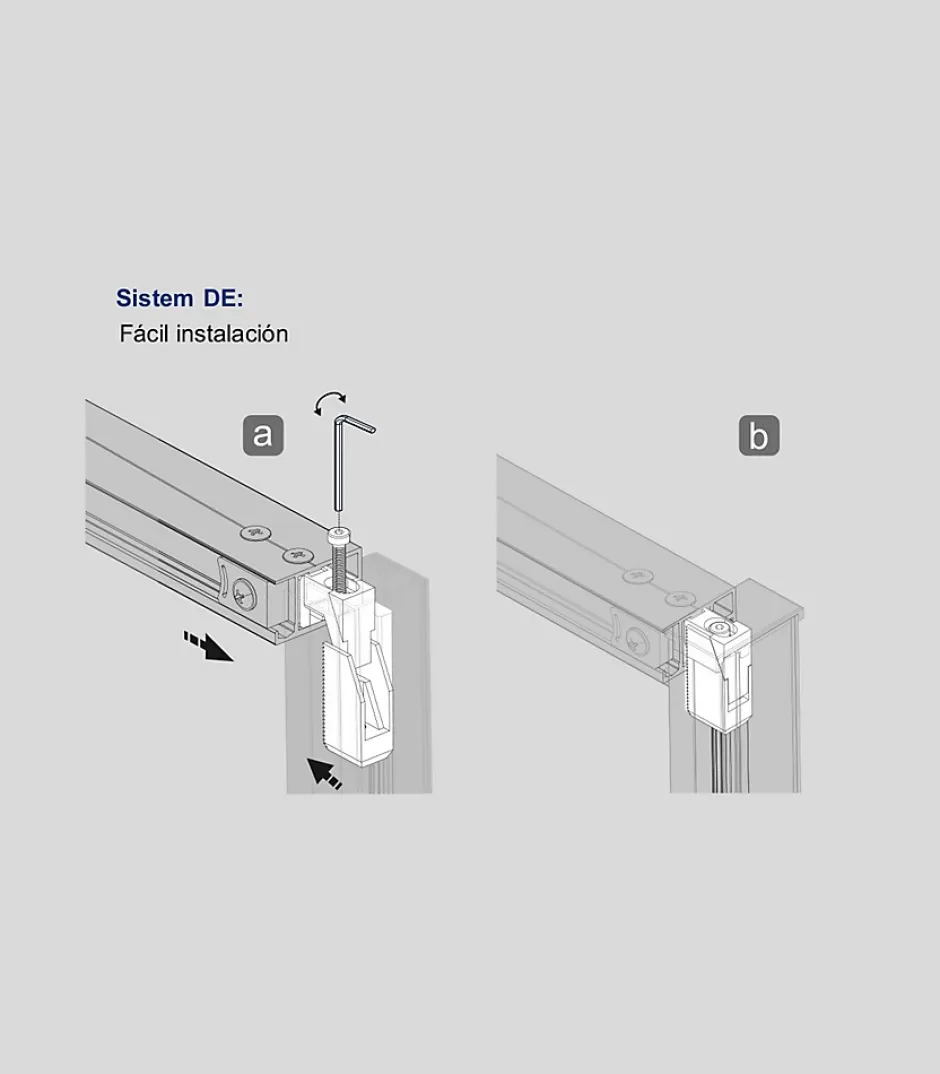 Kassandra Paroi de douche coulissante DELTA - Noir Mat - 113-115.6 cm - Fermeture amortie - Réversible - Anticalcaire