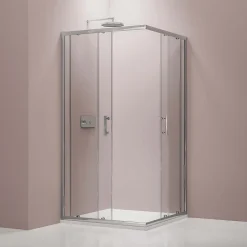 Bernstein Paroi de douche d'angle,porte coulissante, en verre véritable NANO EX506 90x120x195cm - sans receveur* Porte De Douche