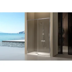 Kassandra Paroi de douche fixe + porte coulissante DELTA 120-122.6 cm* Porte De Douche