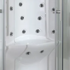 Kiamami Valentina Paroi De Douche Hydromassante Multifonction 70X90 Dx - Iride