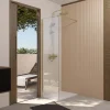 Aurlane Paroi de Douche 50x195 cm en Verre Trempé 5 mm - Finition Or Brossé - GOLD ELEMENTARY* Paroi De Douche