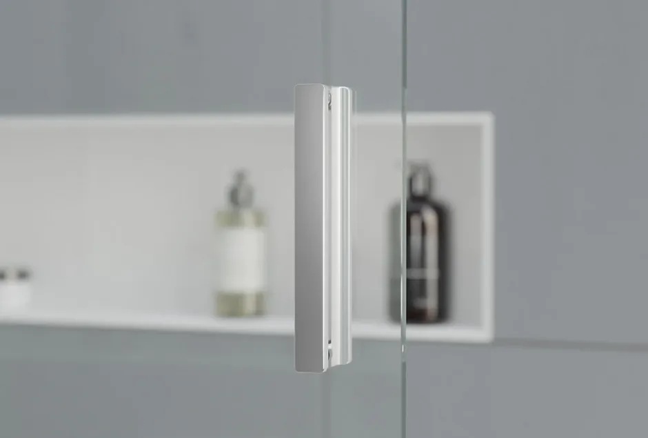 Paroi de douche 195x140cm en verre claire 8mm, Cabine de douche porte coulissante - NT101* Paroi De Douche