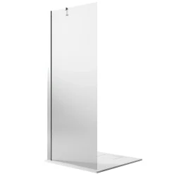 Idralite Paroi douche Walk In 17CM H190 Verre Transparent avec Traitement Anticalcaire mod. Flip* Paroi De Douche