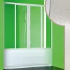 Forte Paroi Pare-Baignoire 160 CM en acrylique mod. Plutone 2 avec ouverture centrale* Pare-Baignoire