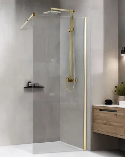Parois de douche AHAUS 80 x 190 cm Doré