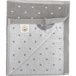 Linnea Parure de bain 7 pièces collection EFFICIENT DOTS gris lunar