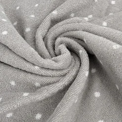 Linnea Parure de bain 7 pièces collection EFFICIENT DOTS gris lunar