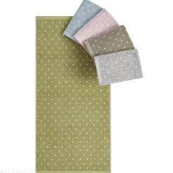Linnea Parure de bain 7 pièces collection EFFICIENT DOTS gris lunar