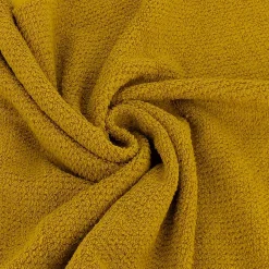 Linnea Parure de bain 7 pièces INTENSE à bordures blanches couleur jaune* Serviette De Bain