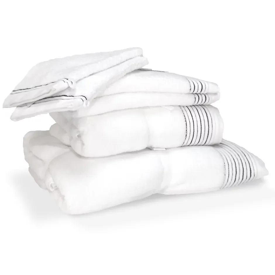 Linnea Parure de bain 6 pièces JULIET Blanc 520g/m2