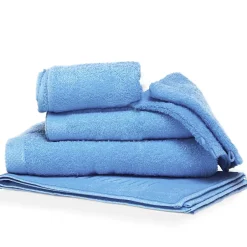Linnea Parure de bain 6 pièces PURE Bleu Ciel 550g/m2* Serviette De Bain