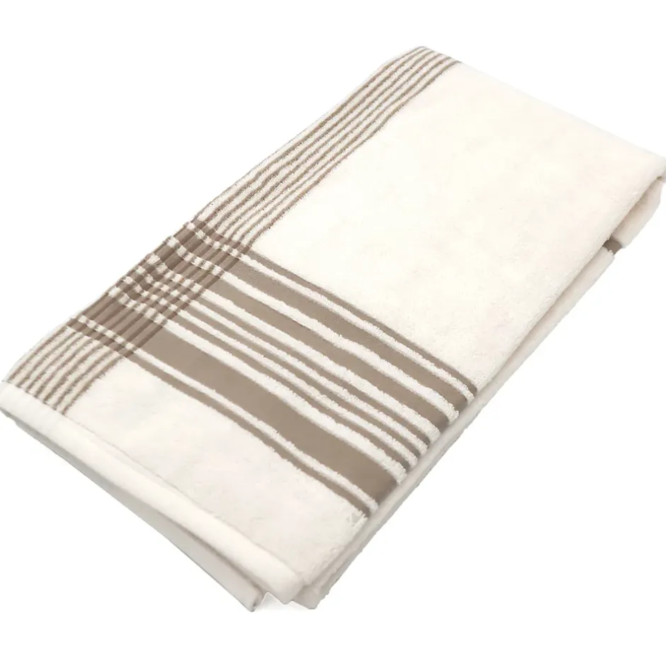 Linnea Parure de bain 6 pièces RIBBON beige* Serviette De Bain