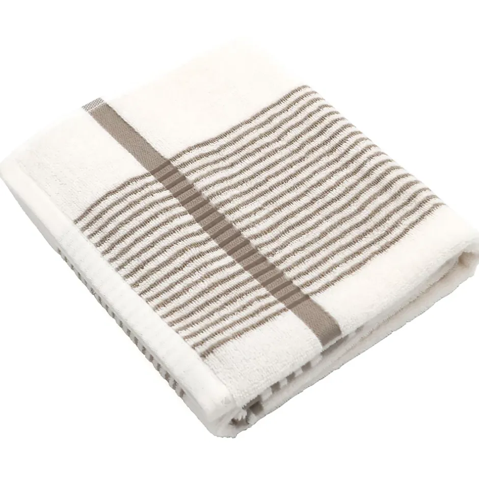 Linnea Parure de bain 6 pièces RIBBON beige* Serviette De Bain
