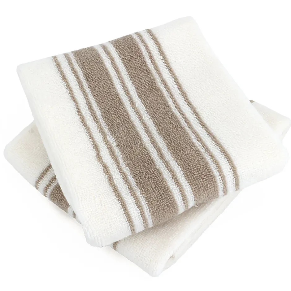Linnea Parure de bain 6 pièces RIBBON II beige