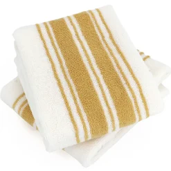 Linnea Parure de bain 6 pièces RIBBON II jaune