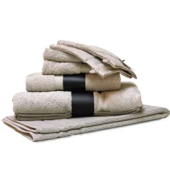 Linnea Parure de bain 7 pièces ROYAL CRESENT Gris Craie 650g/m2