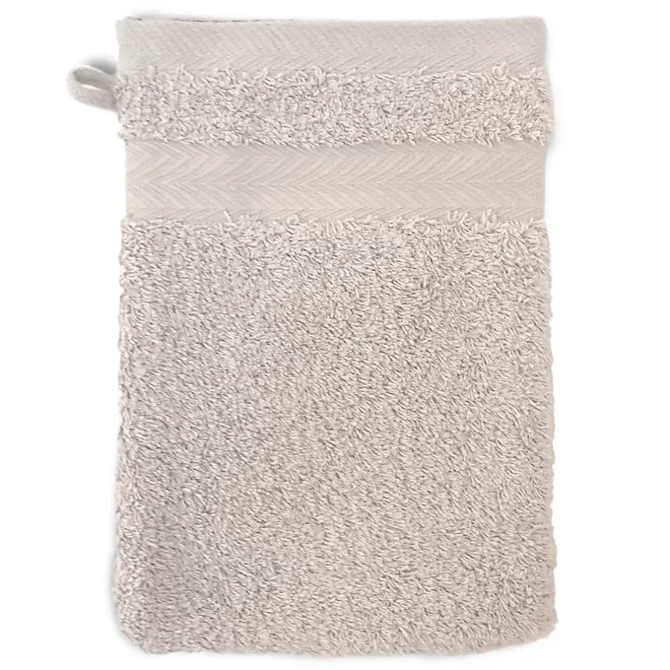 Linnea Parure de bain 7 pièces ROYAL CRESENT Gris Craie 650g/m2
