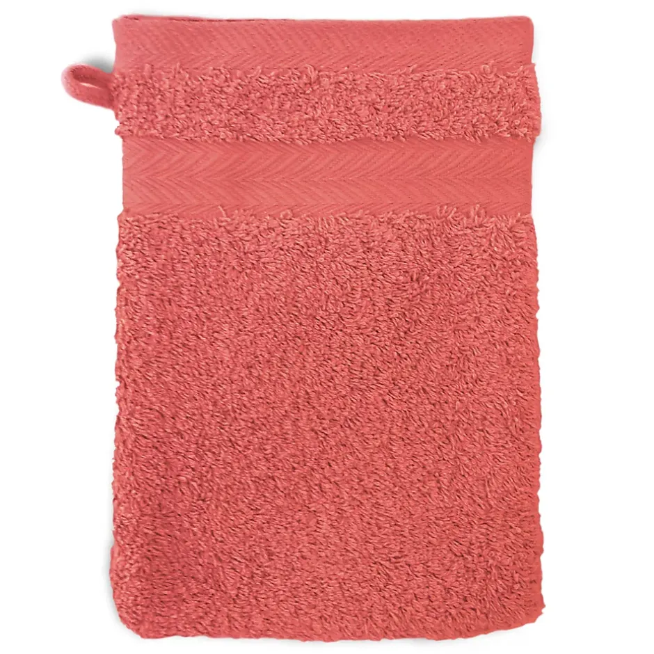 Linnea Parure de bain 7 pièces ROYAL CRESENT Rouge Terre Cuite 650g/m2