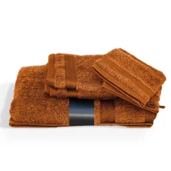 Linnea Parure de bain 5 pièces ROYAL CRESENT Jaune Topaze 650g/m2* Serviette De Bain