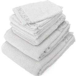 Linnea Parure de bain DRY VINE coton 7 pièces* Serviette De Bain