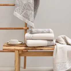 Linnea Parure de bain DRY VINE coton 7 pièces* Serviette De Bain