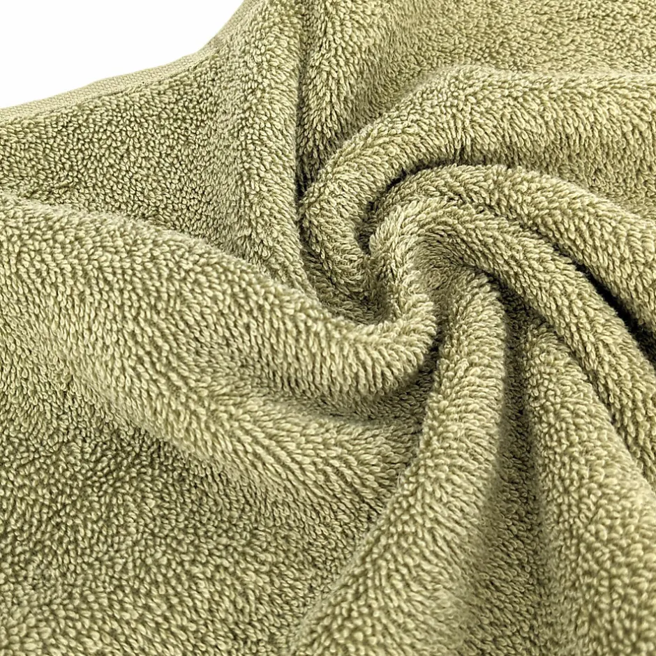 Linnea Parure de bain EFFICIENCE PURE vert Olive 7 pièces