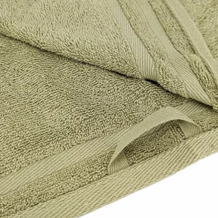 Linnea Parure de bain EFFICIENCE PURE vert Olive 7 pièces