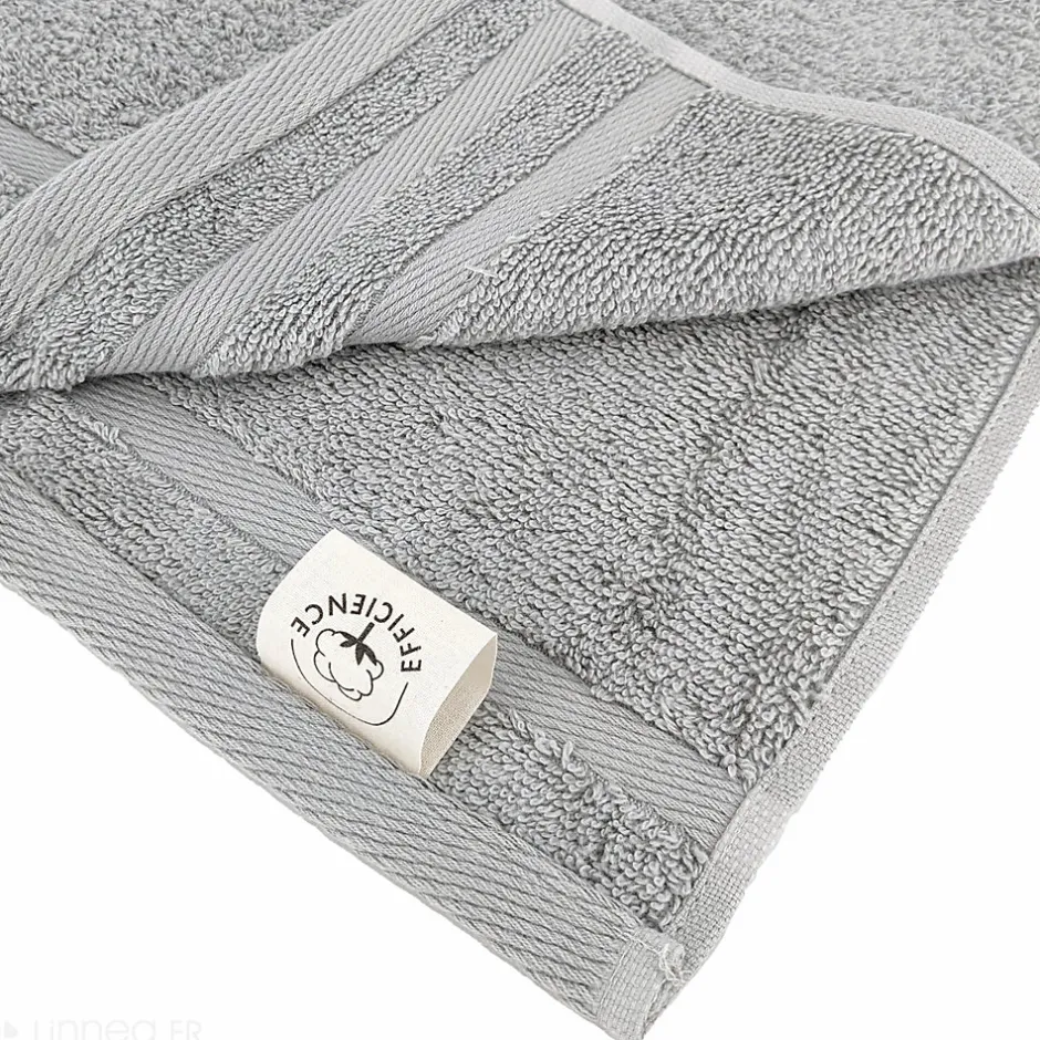 Linnea Parure de bain EFFICIENCE PURE gris Lunar 7 pièces* Serviette De Bain