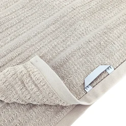 Linnea Parure de bain en fils retors pur coton collection SWELL 7 pièces beige