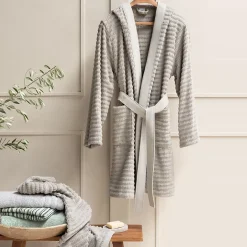 Linnea Parure de bain en fils retors pur coton collection SWELL 7 pièces beige