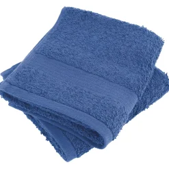 Linnea Parure de bain LUXOR 5 pièces bleu