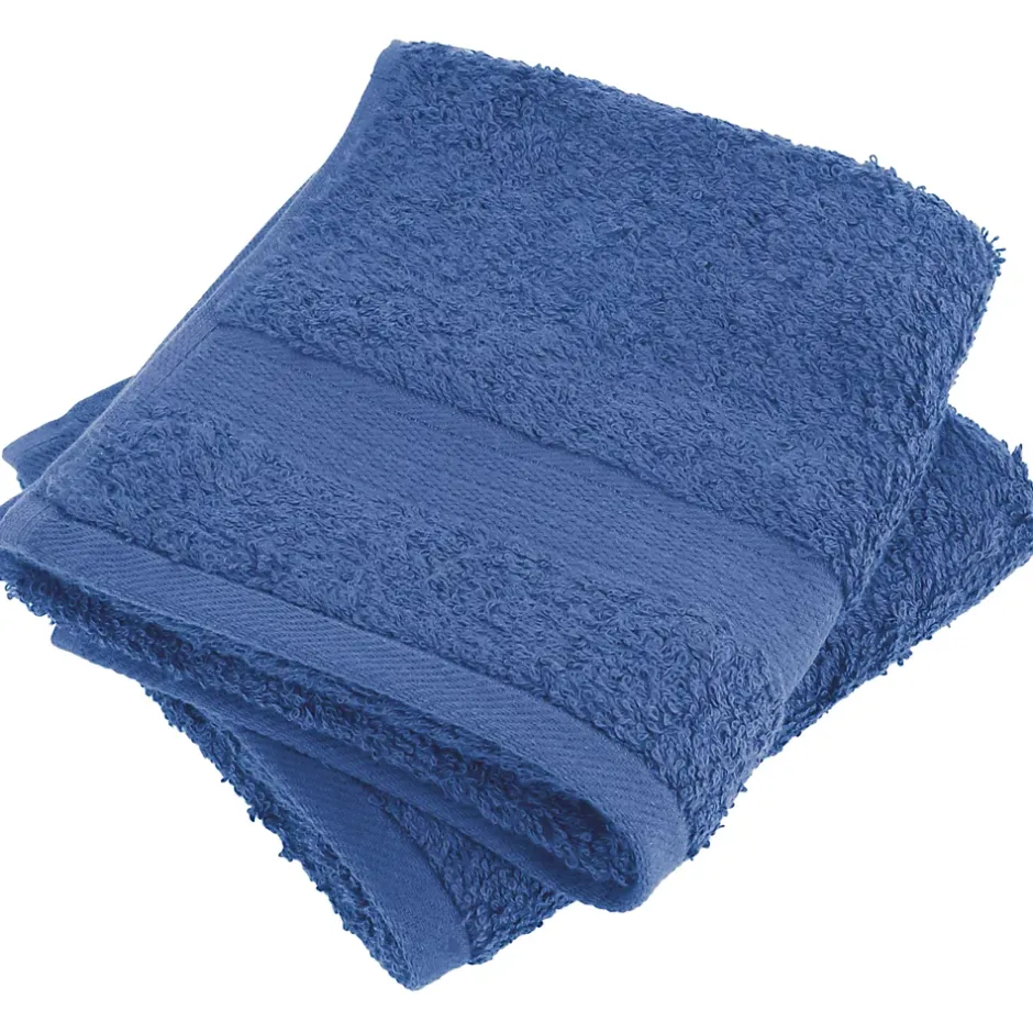 Linnea Parure de bain LUXOR 5 pièces bleu